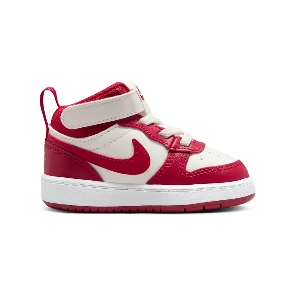 Nike Court Borough Mid 2 Sail White Gym Red (CD7784-124)