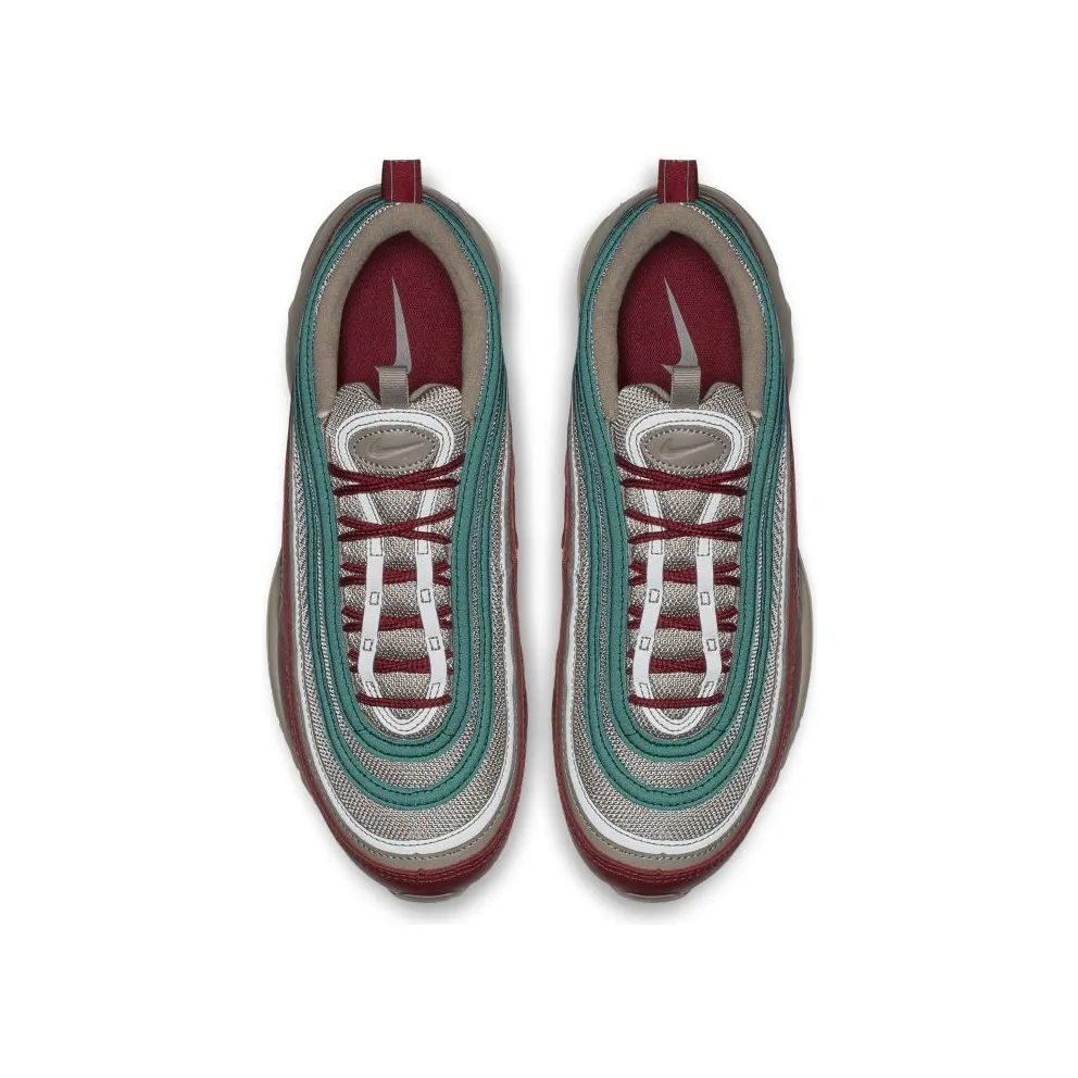 Nike Air Max 97 Light Taupe Geode Teal Team Red Light Taupe/Light Taupe-Geode Teal-Team Red (AQ4126-202)