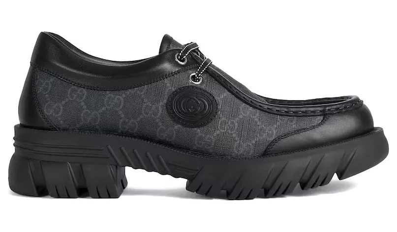 Gucci Lace Up GG Monogram Black (674367 96GD0 1000)