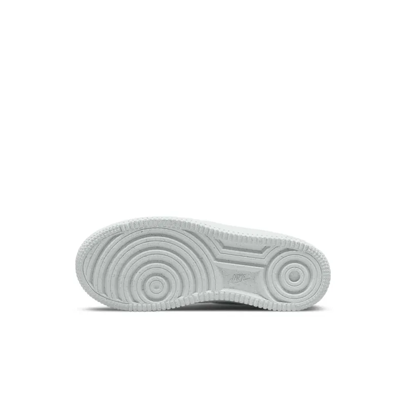 Nike Force 1 Younger Kids’ White 50% Sustainable Materials (DH8696-101)
