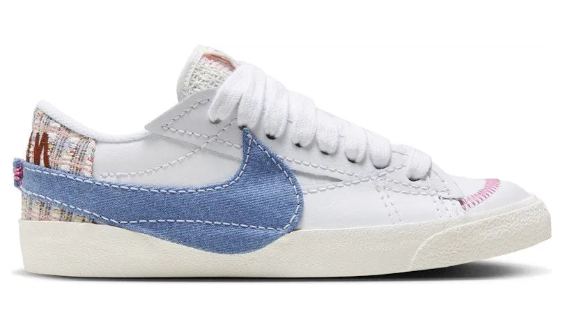 Nike Blazer Low 77 Jumbo Denim Swoosh Boucle (FJ7741-141)