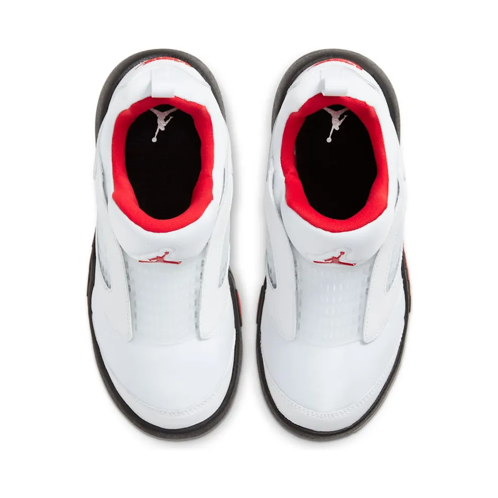 Jordan 5 Retro Little Flex White Black University Red (PS) White/Black-University Red (CK1227-100)
