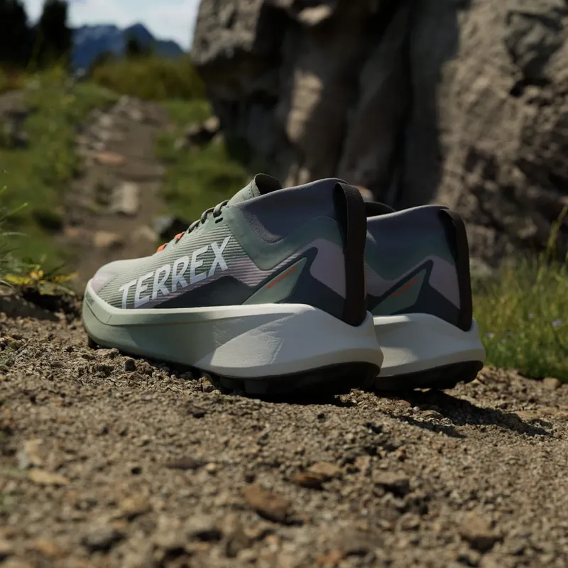 Adidas Terrex Agravic GTX Trail Running Silver Green / Cloud White / Preloved Fig (JP7253)