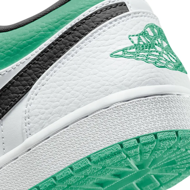 Jordan 1 Low White Lucky Green Black White/Lucky Green-Black (553558-129)