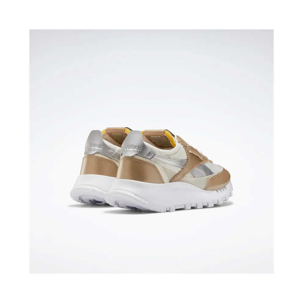 Reebok Classic Leather Legacy Shoes Champagne / Chalk / Silver Metallic