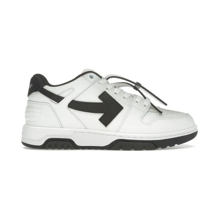 OFF-WHITE Out Of Office OOO Low Tops White Brown (OMIA189S25LEA001 016G)