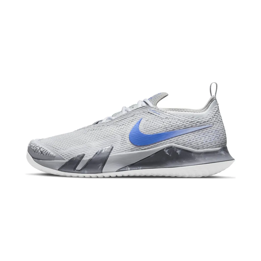 NikeCourt React Vapor Nxt Hardcourt Black “Light Smoke Grey / Aluminium / Grey Fog / Hyper Royal” (CV0724-008)