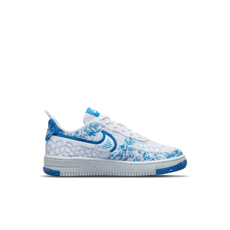 Nike Force 1 Crater Flyknit Younger Kids’ White (DN4182-100)