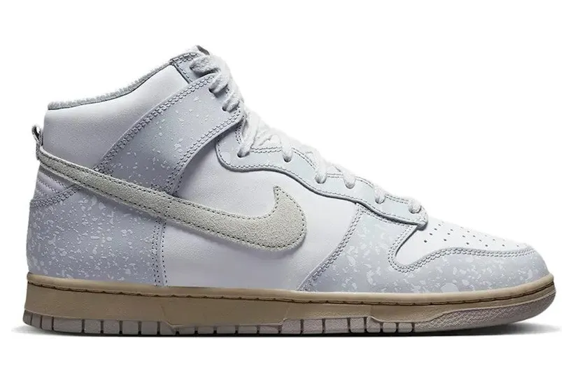 Nike Dunk High Spray Paint White Pure Platinum (FD9759-100)