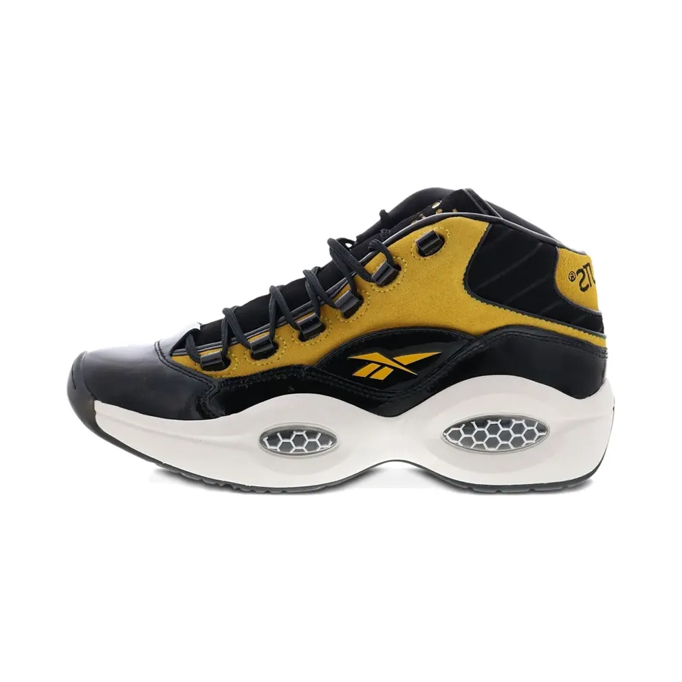 Reebok Question Mid “BAIT x Peanuts – Black Boldly Yellow” (GW1405)