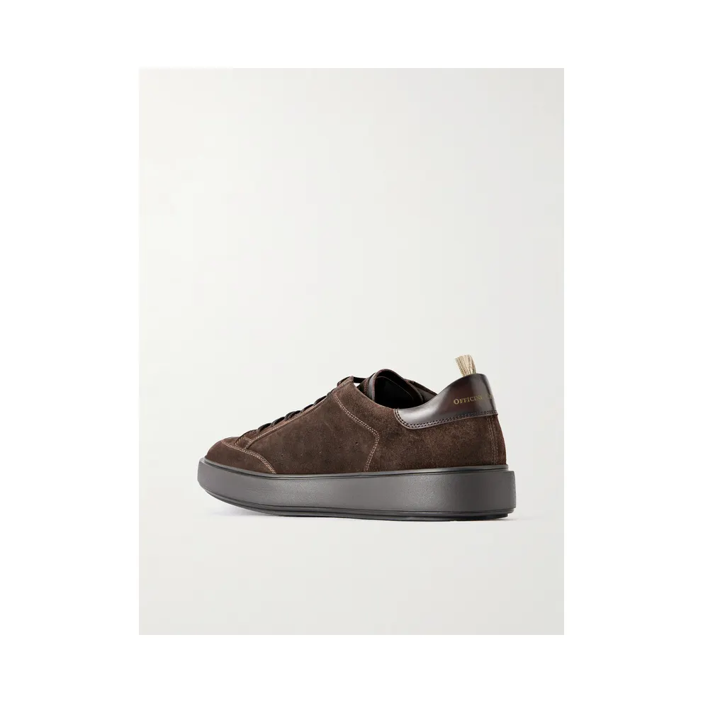Officine Creative Sequel 001 Lace-Up Suede Dark brown (OCUSEQU001-CVCOM00000LC192)