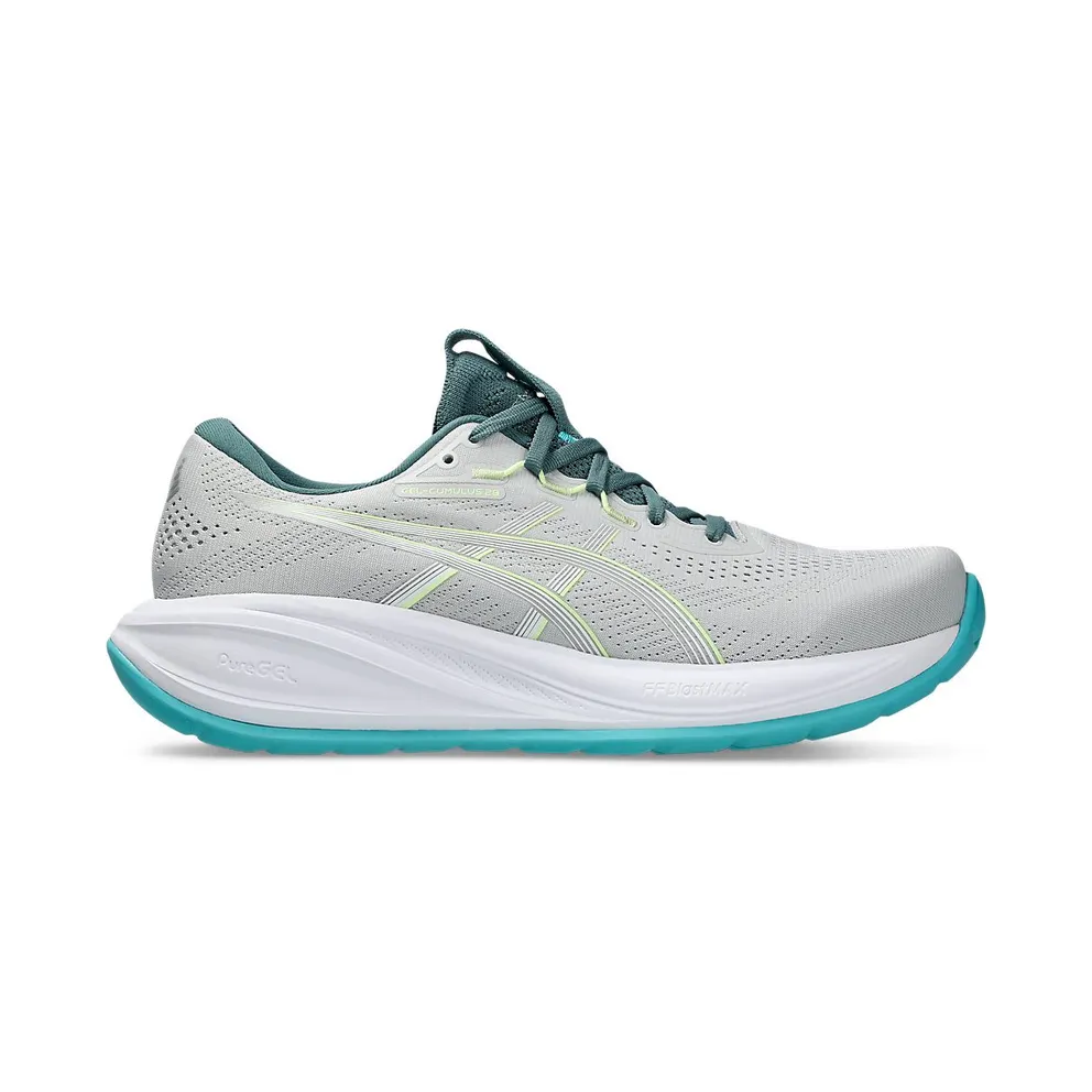 ASICS GEL-CUMULUS 28 “Cloud Grey / Energy Aqua” (1011C143-021)