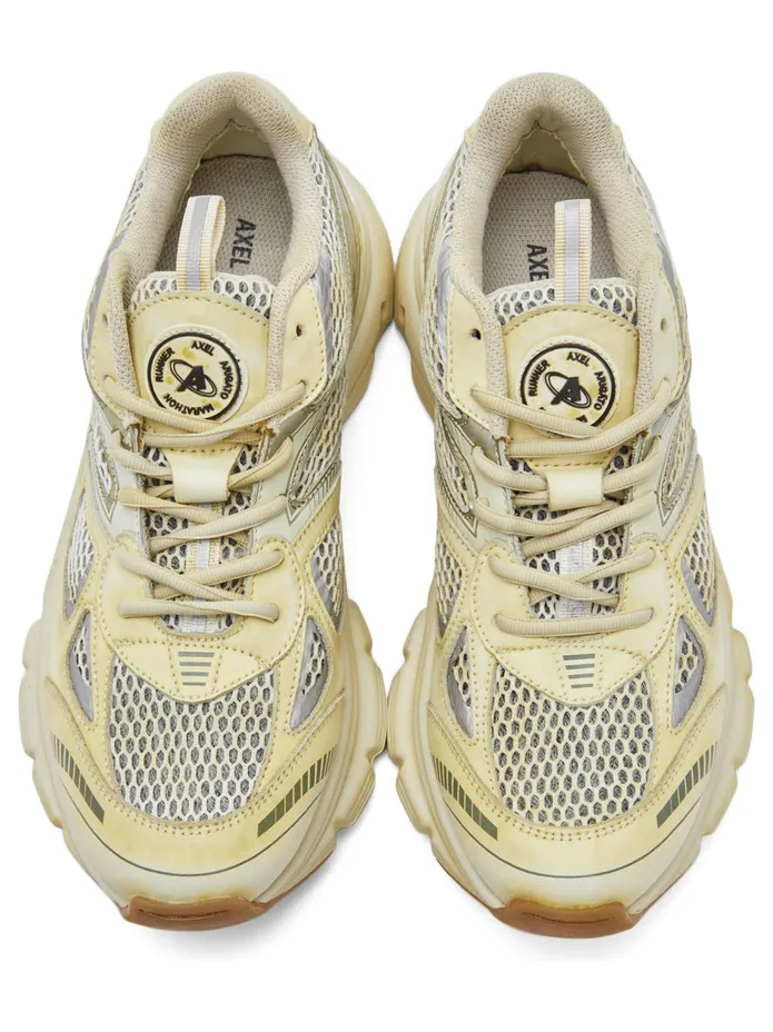 Axel Arigato Yellow Dip-Dye Marathon Sneakers (33111) (5)