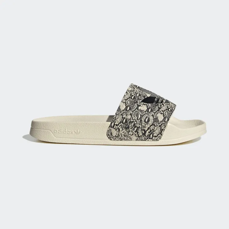 adidas Adilette Lite Slides “Wonder White / Core Black / Wonder White” (HQ4454)