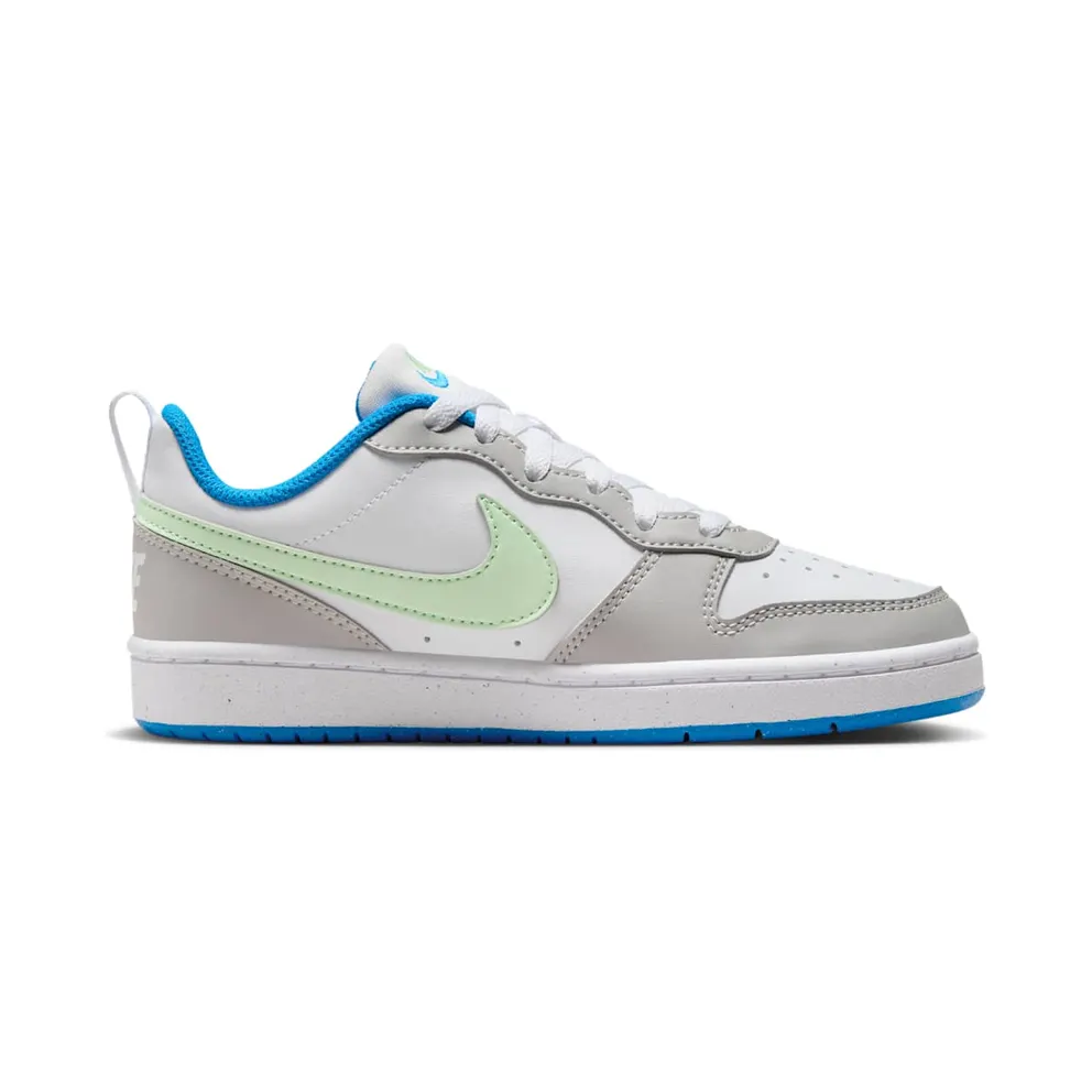 Nike Court Borough Low Recraft Light Iron Ore White Photo Blue Vapor Green (DV5456-005)