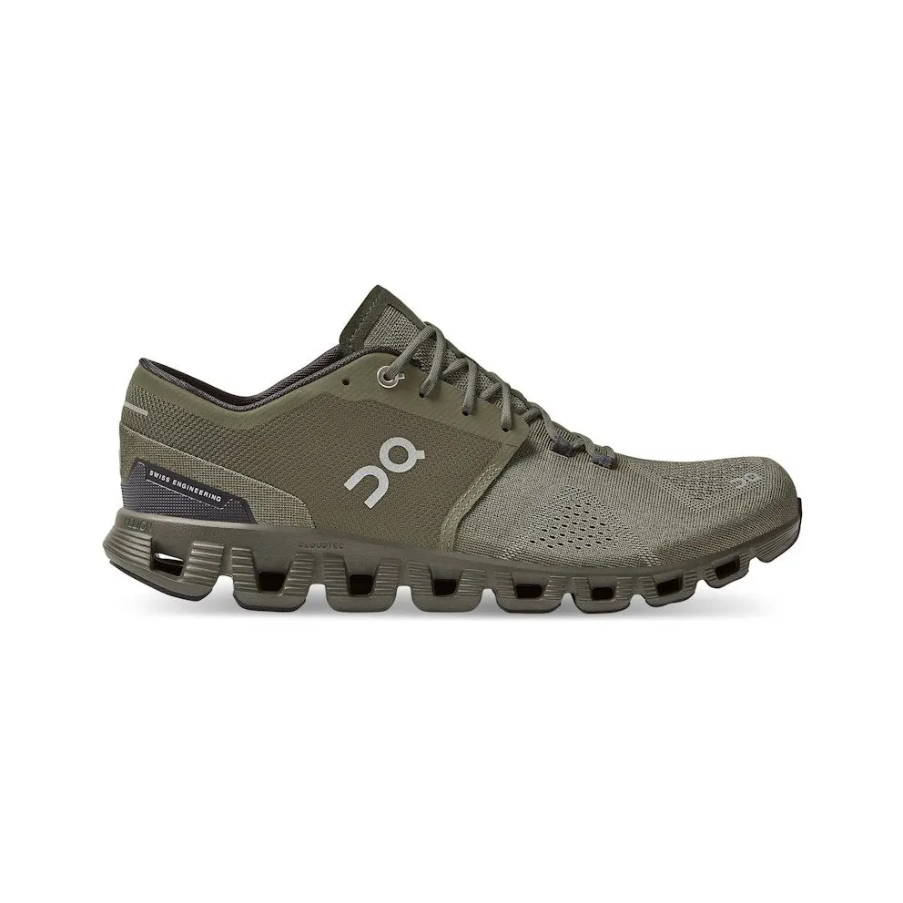 On Running Cloud X Olive Green Fir (40.99242)