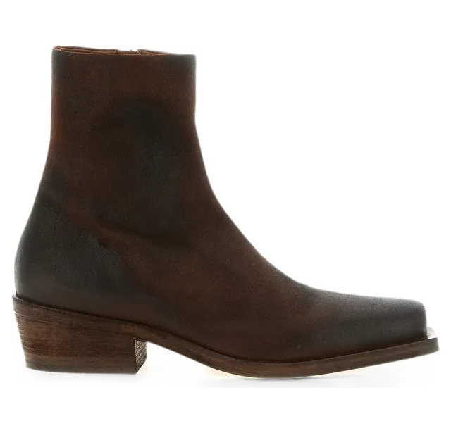 Marsèll Tex Tex Burnished-effect Ankle “Brown” (MM4985 P043 454)