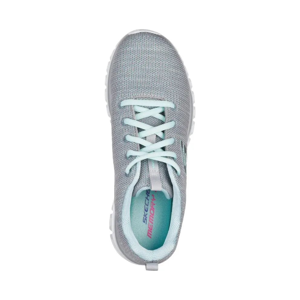 Skechers Graceful – Twisted Fortune – Grey / Multi – “Grey” (12614 GYMN)