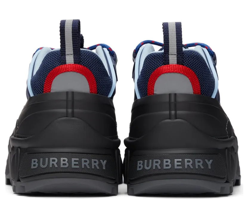 Burberry Navy & Black Two-Tone Arthur Sneakers (8045550) (4)
