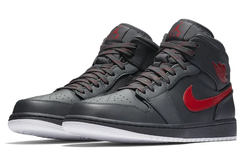 Air Jordan 1 Mid Anthracite (554724-045)