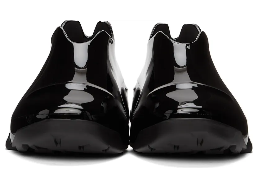 Givenchy Black Shiny Monumental Mallow Low Sneakers (BEZ00PE184) (2)