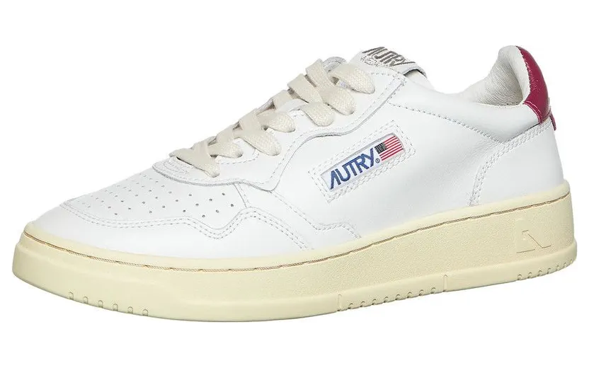 Autry Medalist Low Leather / Leather White / Amethyst (AULWLL43) (2)