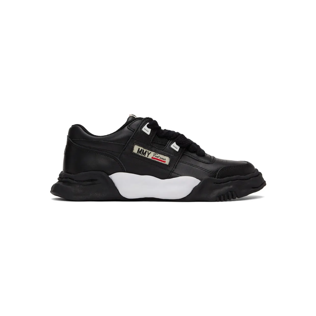 Miharayasuhiro White OG Sole Leather Parker Sneakers (A08FW702)