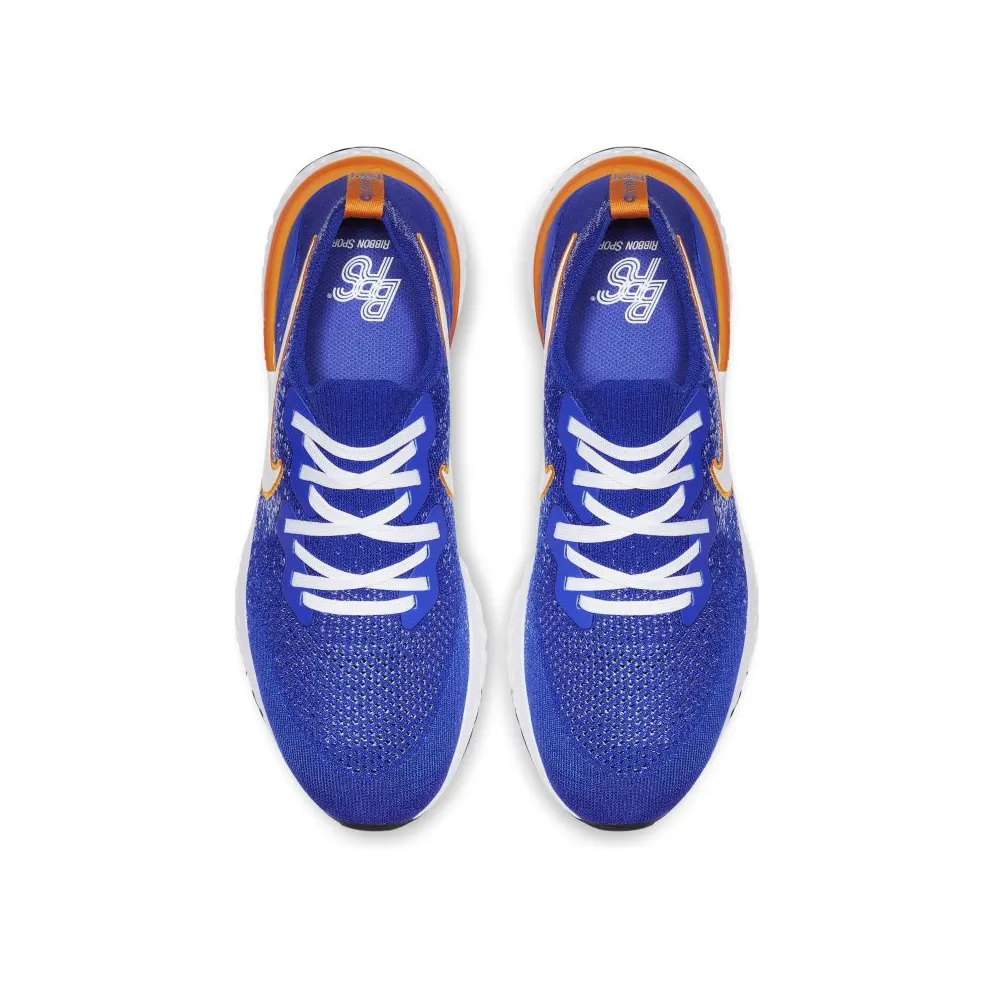 Nike Epic React Flyknit 2 Racer Blue Racer Blue Black Orange Peel White (CJ5228-400)