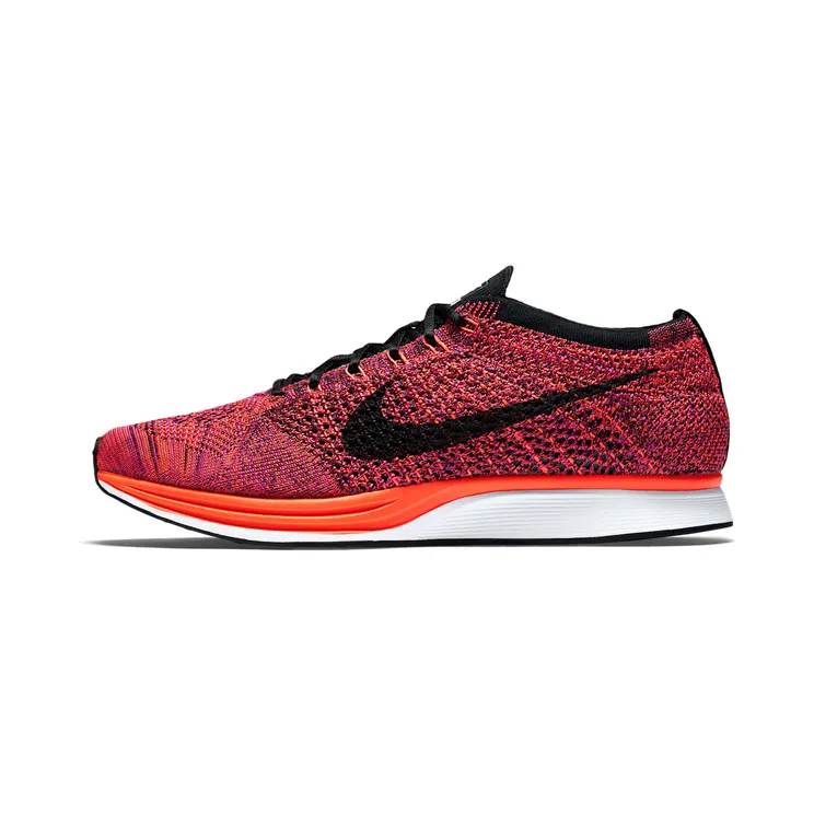 Nike Flyknit Racer Acai Berry “Black / Hyper Orange / Vivid Purple” (526628-008)