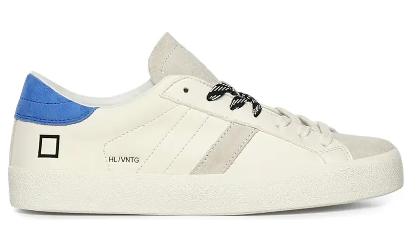 D.A.T.E. Hill Low Sneakers mit Einsätzen – Weiß (M441HLVCVB)