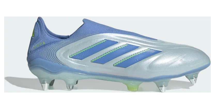 adidas Copa Pure 3 Elite Laceless SG Halo Blue Fusion Lucid Lemon (IH0857)