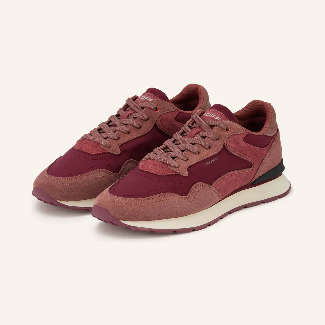Hoff Sneakers van leermix met logodetail model ‘City’ (22602433) (3)