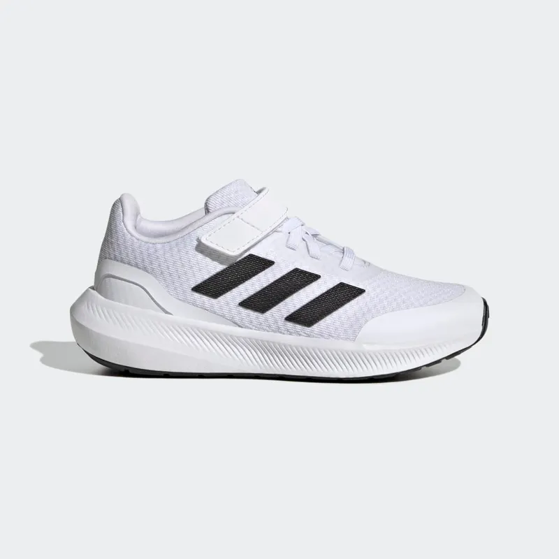 Adidas RunFalcon 3.0 with Elastische Veters and Velcro Cloud White / Core Black / Cloud White (HP5868)