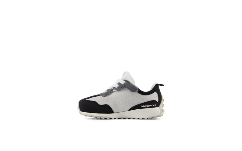 New Balance 327 Hook and Loop Grey Matter White Black (NW327GX)