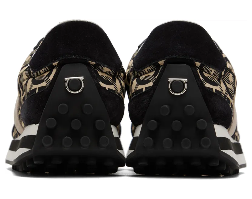 Salvatore Ferragamo Monogram “Black/Beige” (756556 020912007) (2)