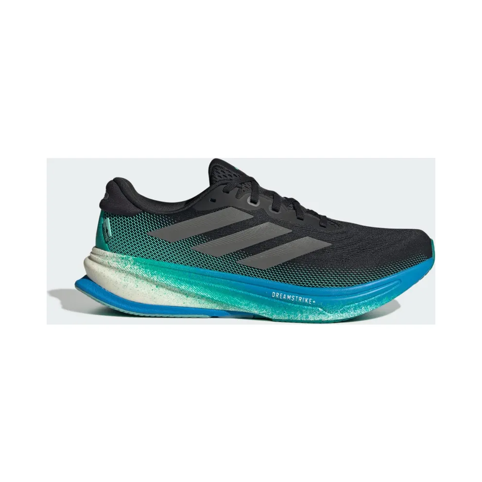 Adidas Supernova Rise 2 Running Shoes Core Black / Iron Metallic / Glory Green (JI1408)