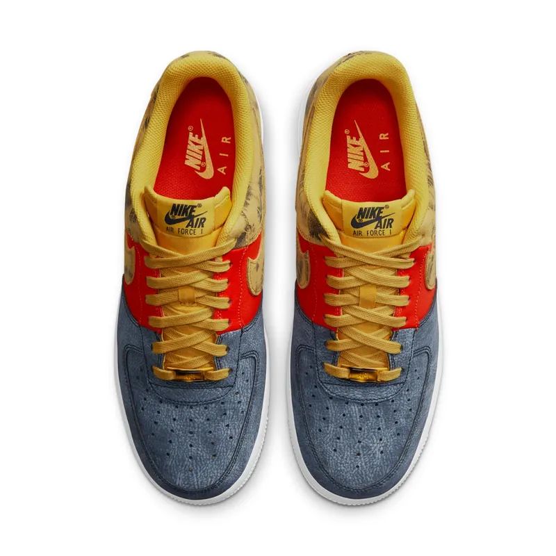 Nike Air Force 1 Low Tie Dye Dark Sulphur (CZ0337-700)