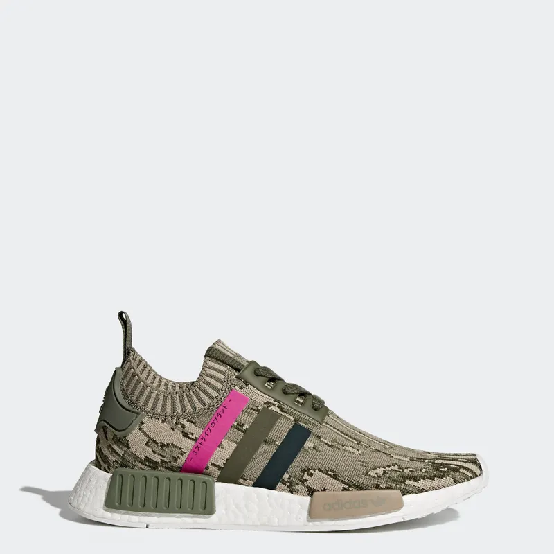 adidas NMD R1 Glitch Camo St Major (W) Sergeant Major/Green Night/Shock Pink (BY9864)