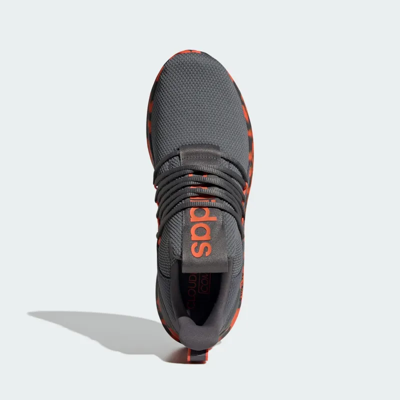 adidas Lite Racer Adapt 7.0 Grey Five Semi Impact Orange Grey Six (JS0046)