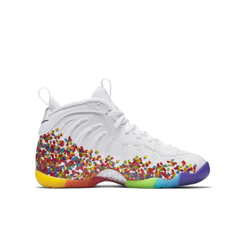 Nike Air Foamposite One White Fruity Pebbles 2017 (GS) (644792-101)