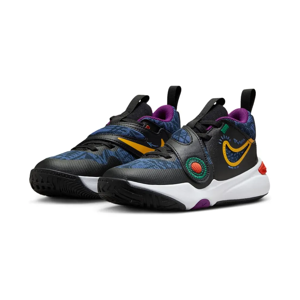 Nike Team Hustle D 11 SE Black Mystic Navy Cosmic Clay University Gold (FQ7659-001)
