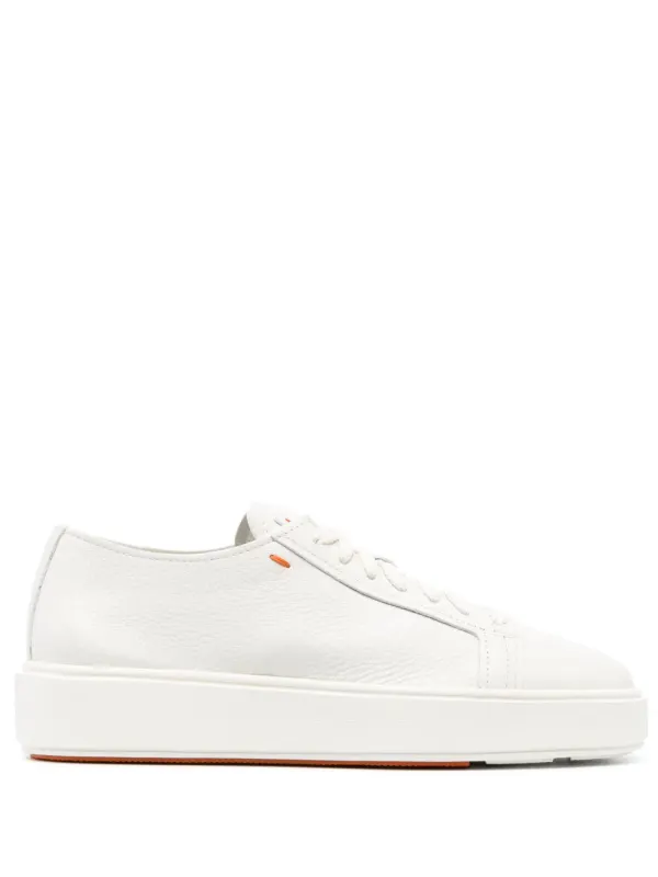 Santoni Sneakers mit Schnürung – Weiß (WBCD60919BARCMEY)