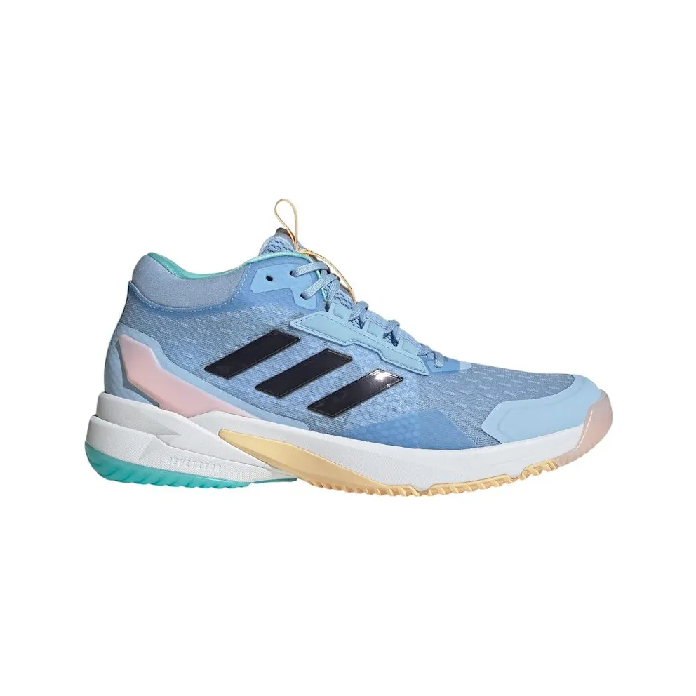 adidas Crazyflight 6 Mid Indoor Glow Blue Shadow Navy Flash Aqua (HP7032)