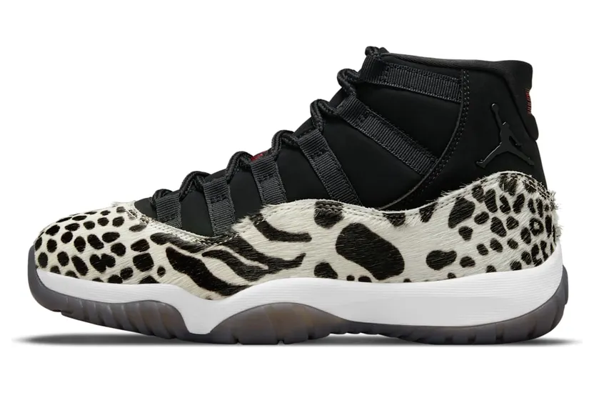 Air Jordan 11 Retro Animal Instinct – “Black / Red-sail-white” (AR0715-010)