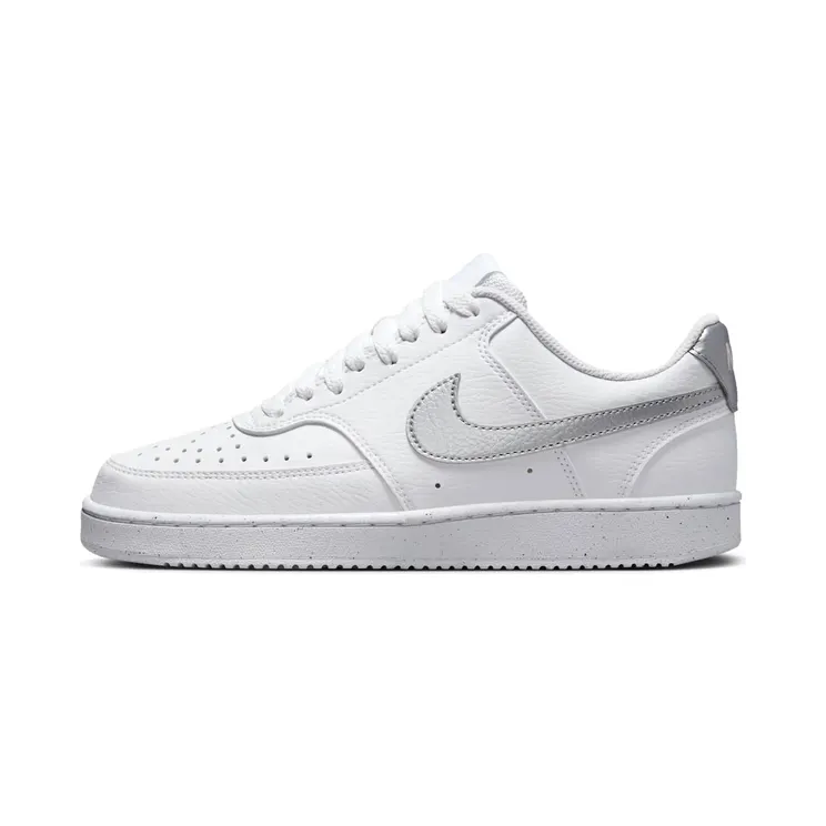 Nike Court Vision Low Next Nature “White / Metallic Silver” (DH3158-108)