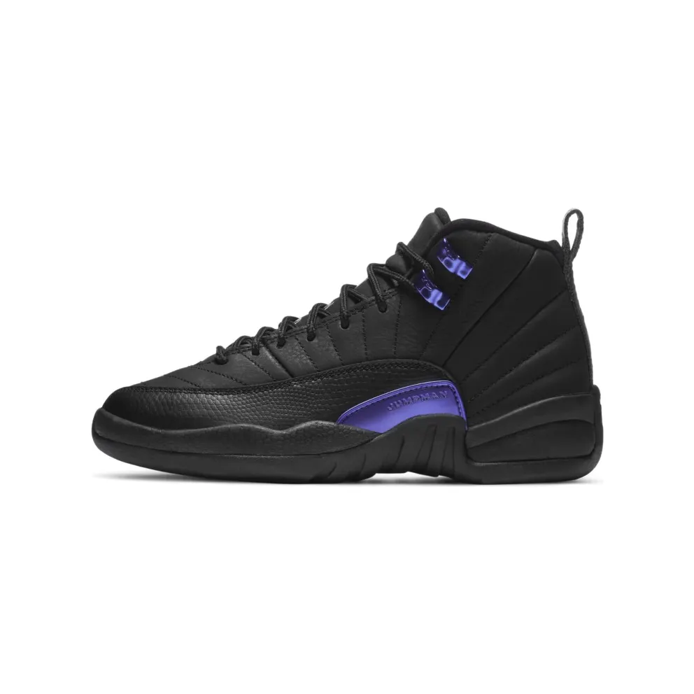 Jordan 12 Retro Black Dark Concord (GS) Black/Black-Dark Concord (DH0905-005)