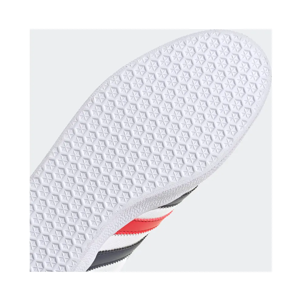 Adidas Gazelle White / Legend Ink / Collegiate Red (H06389)