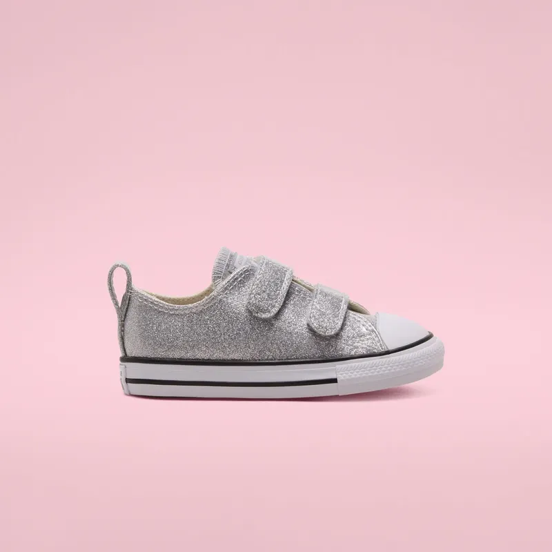 Converse Toddlers’ Coated Glitter Easy-On Chuck Taylor All Star Low Top (768470C)