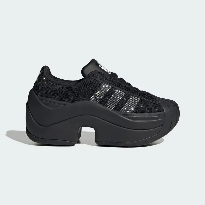 Adidas SUPERSTAR BOLD- Core Black / Silver Metallic / Cloud White (IH1663)