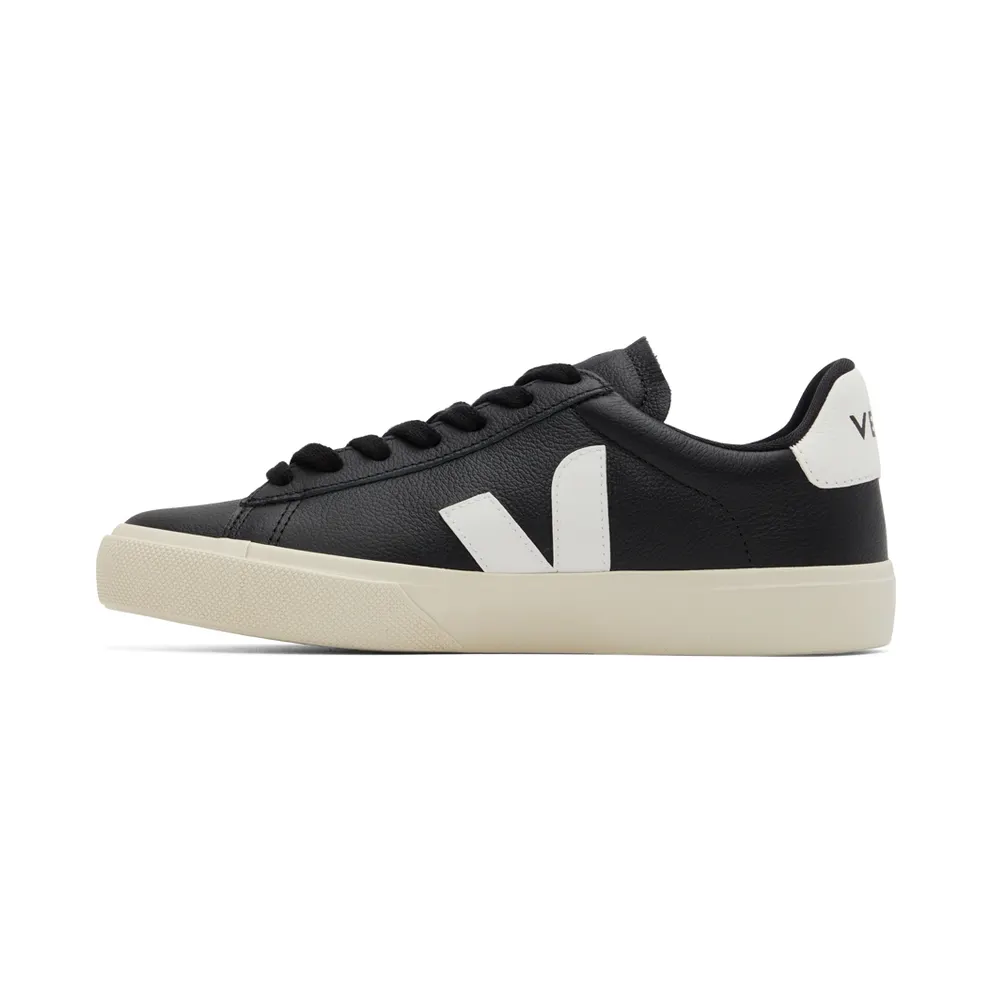Veja Black & White Leather Campo (CP0501215)